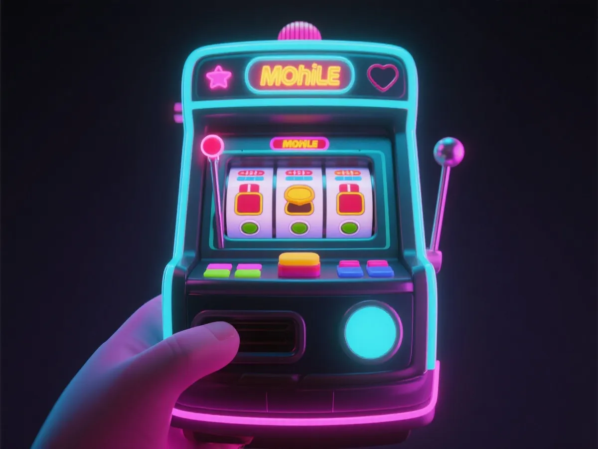 slot machine app mockup